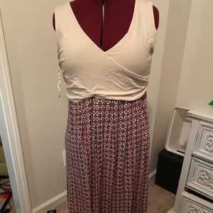 Anthropologie maxi dress XL